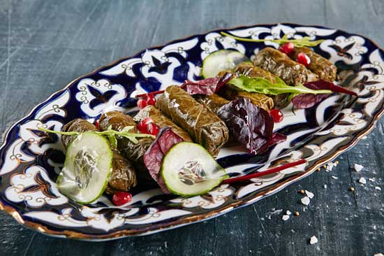
Dolma is a common stuffed-vegetable dish in the Mediterranean region and in surrounding cultures. 
